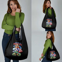 Puerto Rico Coqui Frog Grocery Bag Here For The Benito Bowl