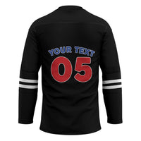 Custom Puerto Rico Coqui Frog Hockey Jersey Here For The Benito Bowl