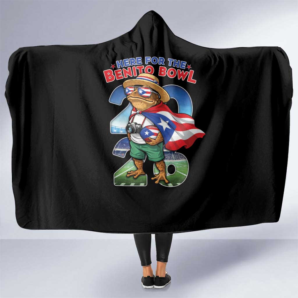Puerto Rico Coqui Frog Hooded Blanket Here For The Benito Bowl