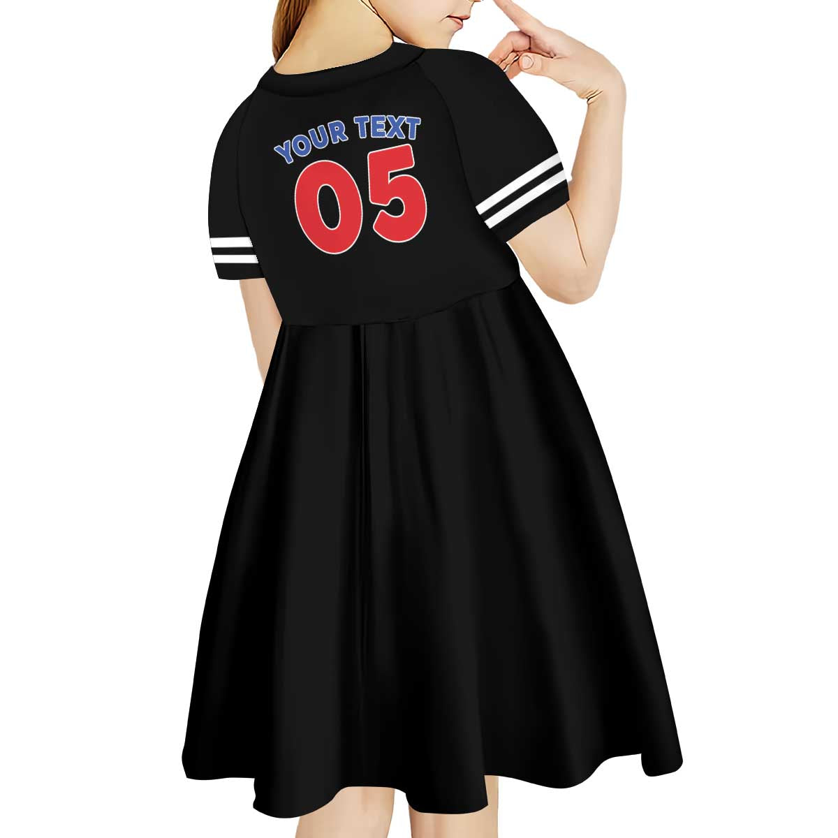 Custom Puerto Rico Coqui Frog Kid Short Sleeve Dress Here For The Benito Bowl