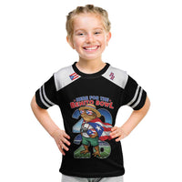 Custom Puerto Rico Coqui Frog Kid T Shirt Here For The Benito Bowl
