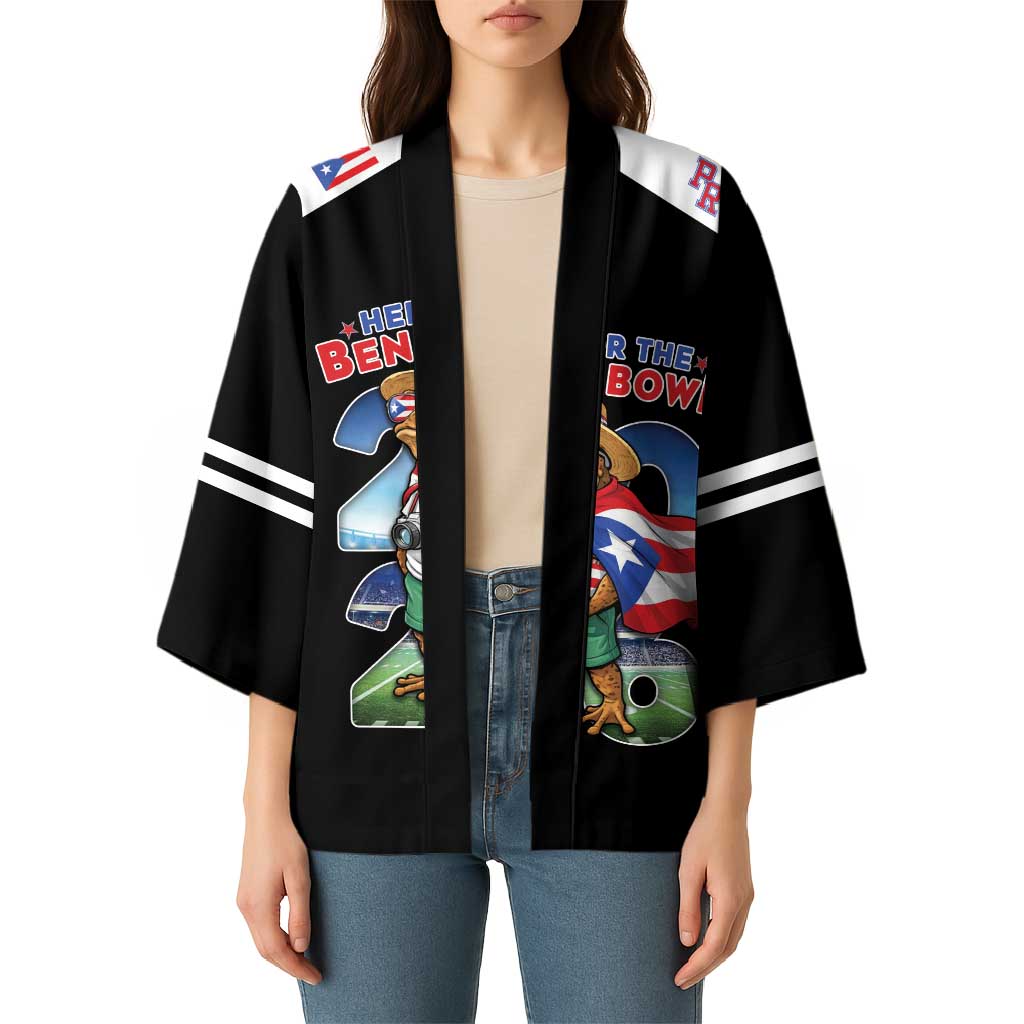 Custom Puerto Rico Coqui Frog Kimono Here For The Benito Bowl