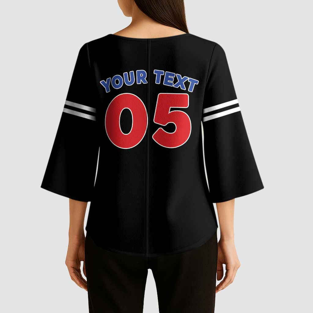 Custom Puerto Rico Coqui Frog Kimono Sleeve Blouse Here For The Benito Bowl