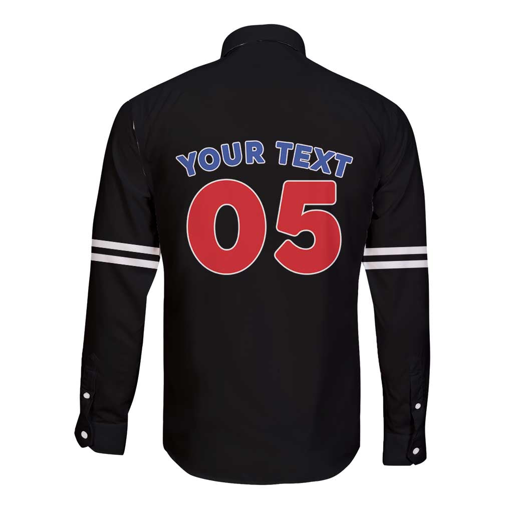 Custom Puerto Rico Coqui Frog Long Sleeve Button Shirt Here For The Benito Bowl