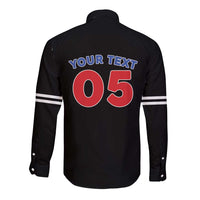 Custom Puerto Rico Coqui Frog Long Sleeve Button Shirt Here For The Benito Bowl