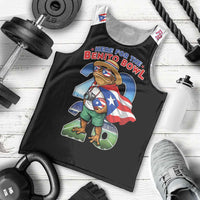 Custom Puerto Rico Coqui Frog Men Tank Top Here For The Benito Bowl