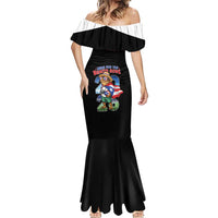 Custom Puerto Rico Coqui Frog Mermaid Dress Here For The Benito Bowl