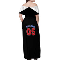 Custom Puerto Rico Coqui Frog Off Shoulder Maxi Dress Here For The Benito Bowl