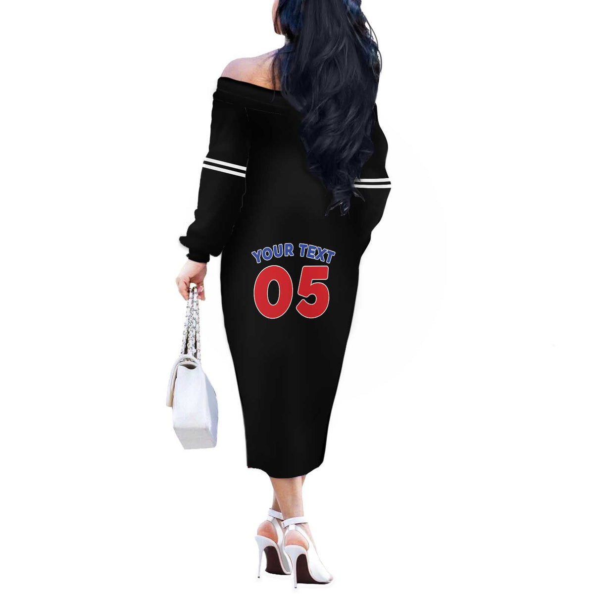 Custom Puerto Rico Coqui Frog Off The Shoulder Long Sleeve Dress Here For The Benito Bowl