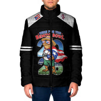 Custom Puerto Rico Coqui Frog Padded Jacket Here For The Benito Bowl