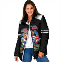 Custom Puerto Rico Coqui Frog Padded Jacket Here For The Benito Bowl