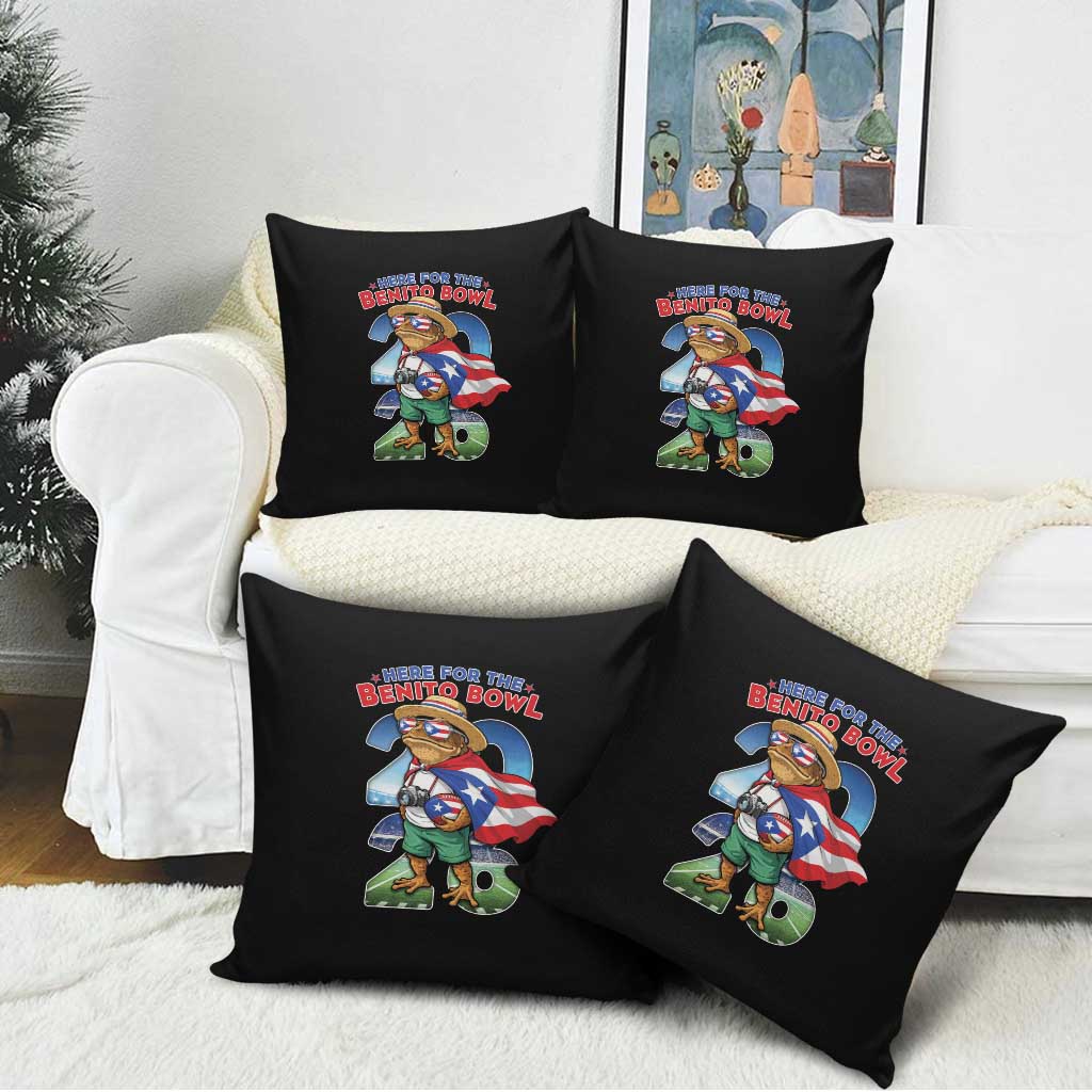 Puerto Rico Coqui Frog Pillow Cover Here For The Benito Bowl