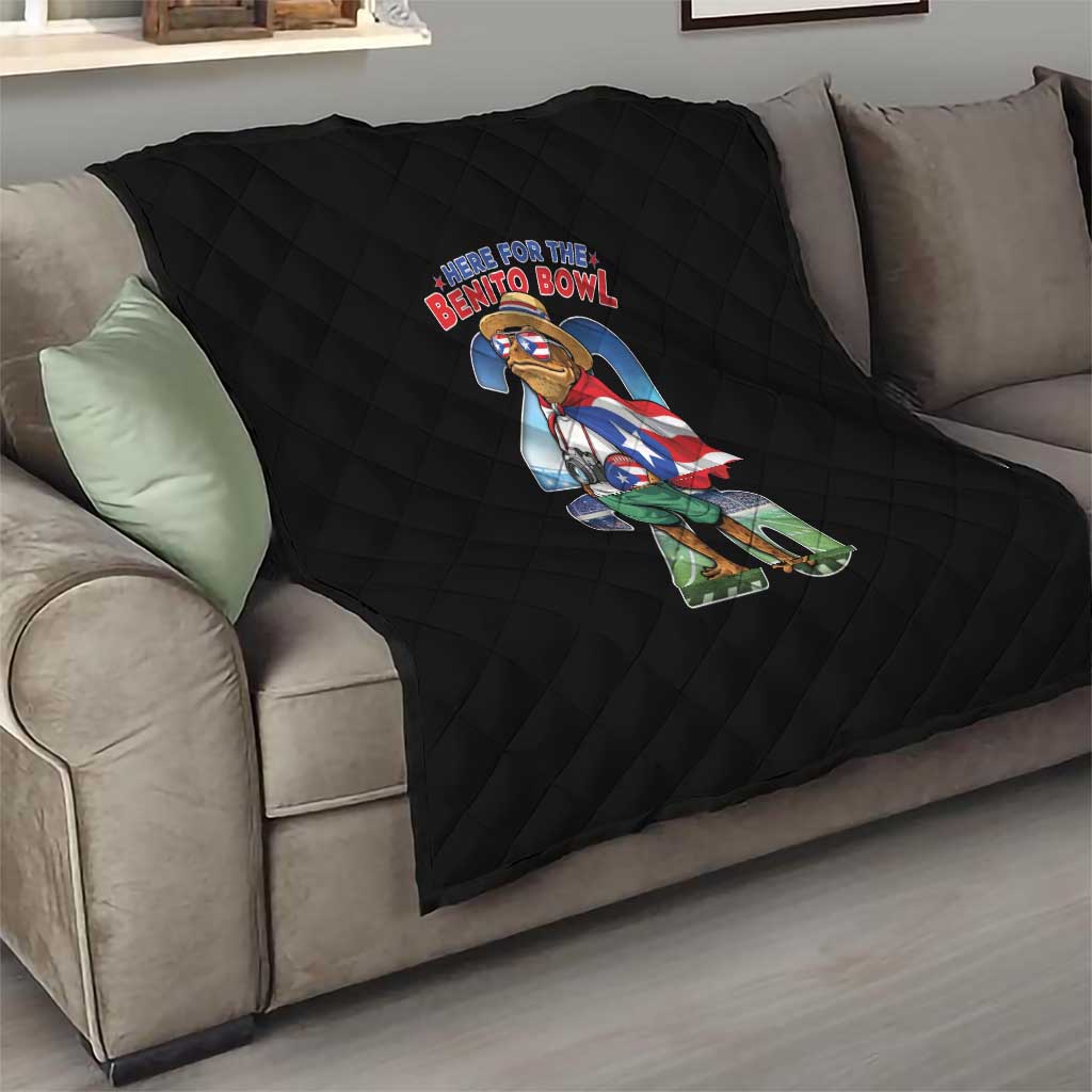 Puerto Rico Coqui Frog Quilt Here For The Benito Bowl