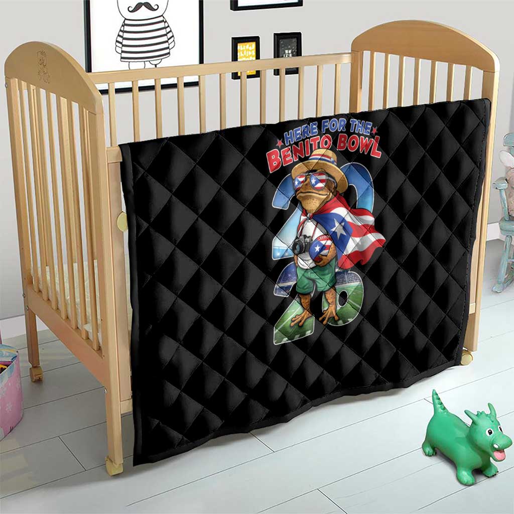 Puerto Rico Coqui Frog Quilt Here For The Benito Bowl