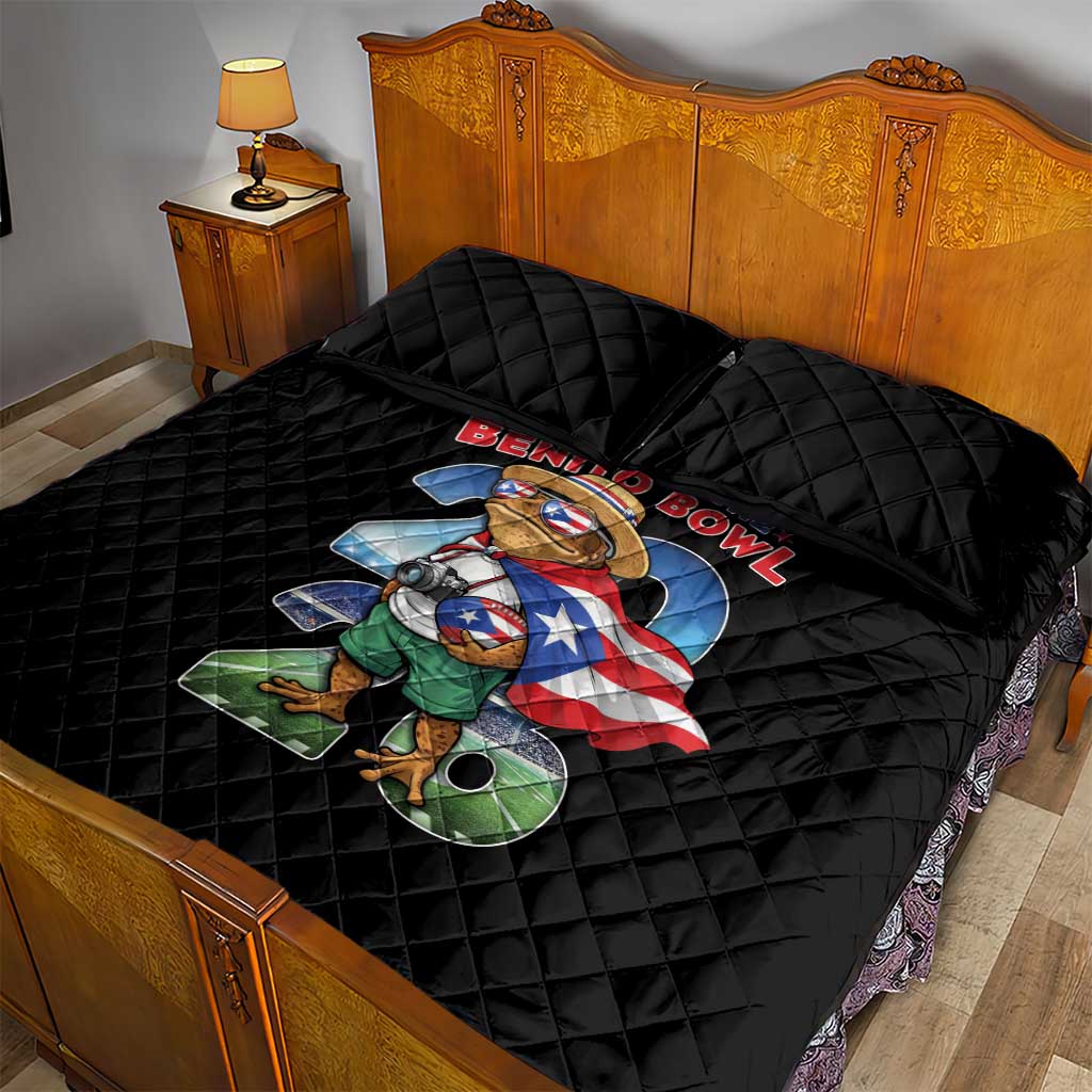 Puerto Rico Coqui Frog Quilt Bed Set Here For The Benito Bowl