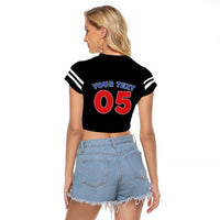 Custom Puerto Rico Coqui Frog Raglan Cropped T Shirt Here For The Benito Bowl