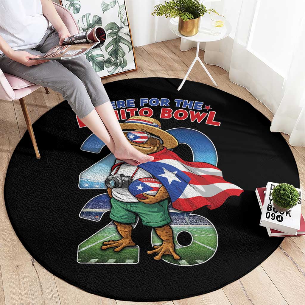Puerto Rico Coqui Frog Round Carpet Here For The Benito Bowl