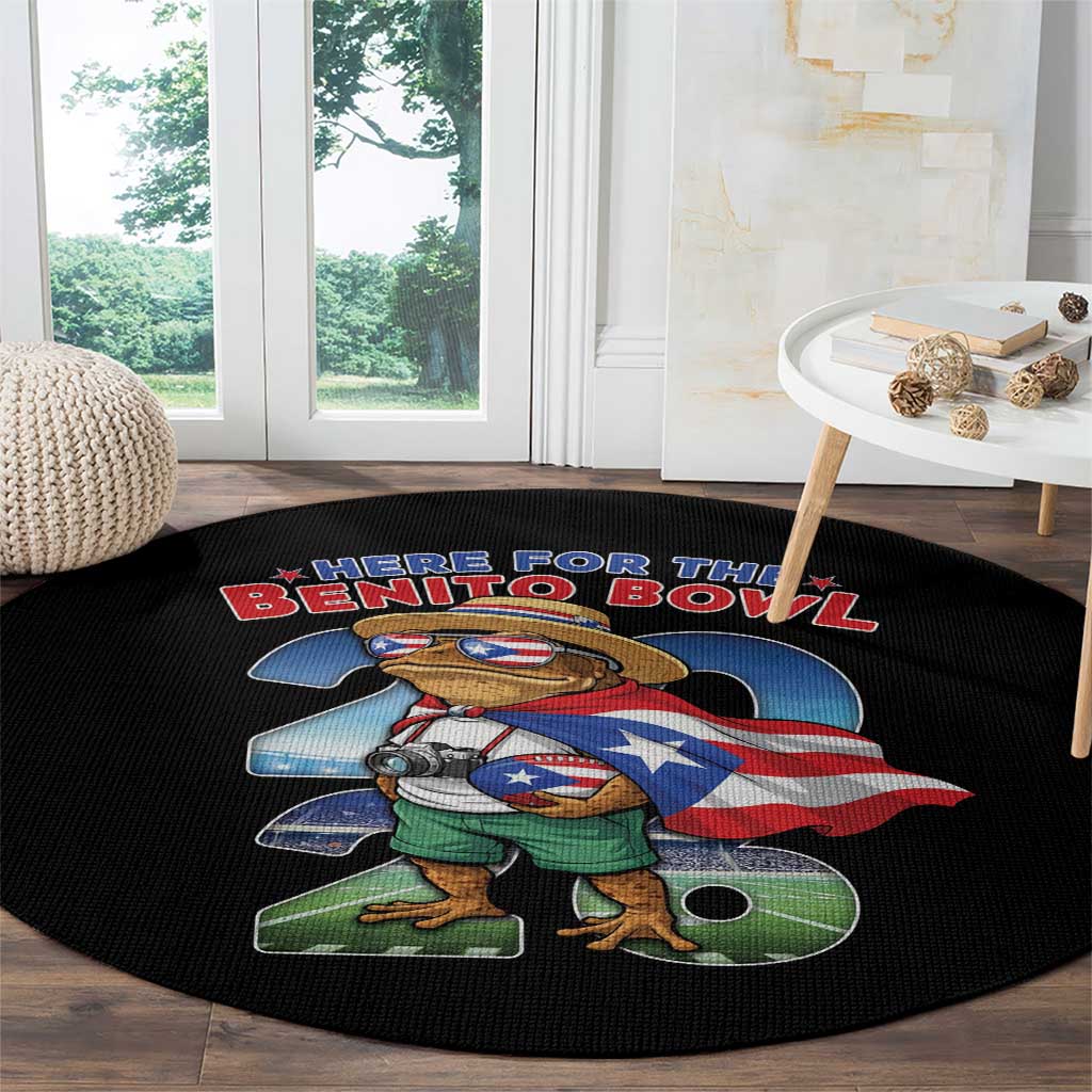 Puerto Rico Coqui Frog Round Carpet Here For The Benito Bowl