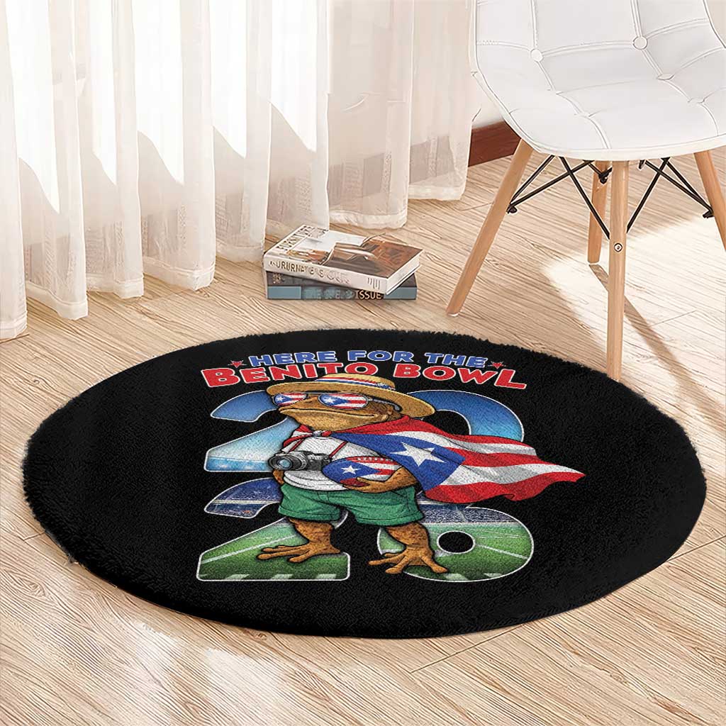 Puerto Rico Coqui Frog Round Carpet Here For The Benito Bowl