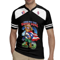 Custom Puerto Rico Coqui Frog Rugby Jersey Here For The Benito Bowl