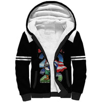 Custom Puerto Rico Coqui Frog Sherpa Hoodie Here For The Benito Bowl