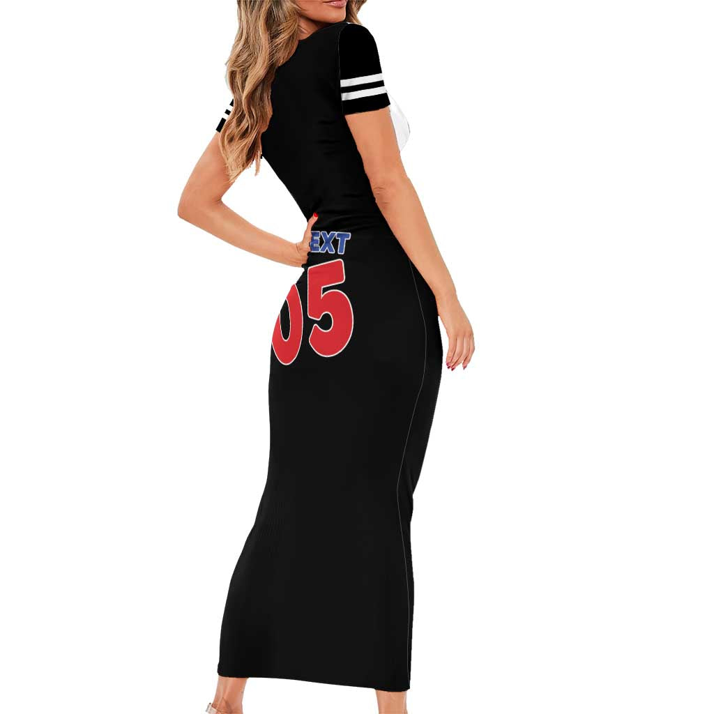 Custom Puerto Rico Coqui Frog Short Sleeve Bodycon Dress Here For The Benito Bowl