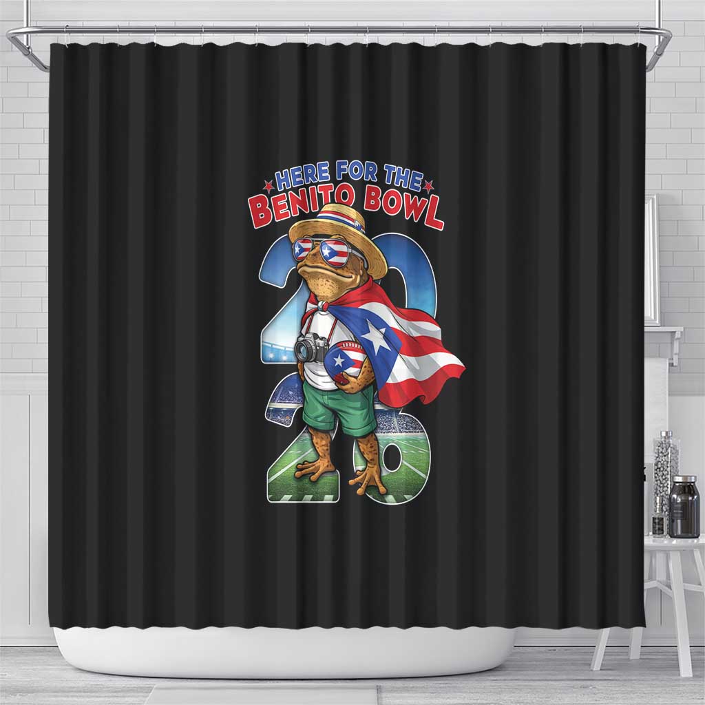 Puerto Rico Coqui Frog Shower Curtain Here For The Benito Bowl