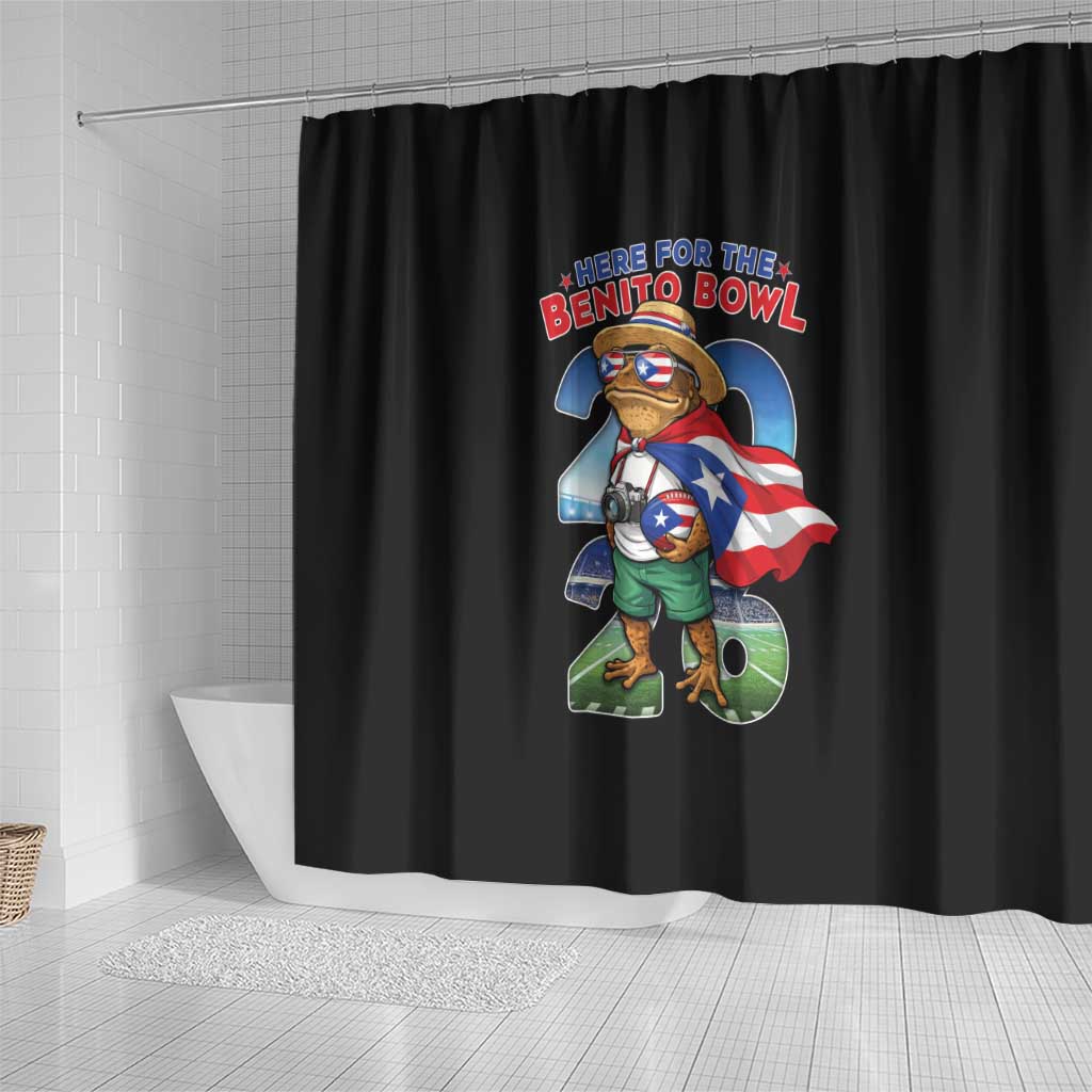 Puerto Rico Coqui Frog Shower Curtain Here For The Benito Bowl