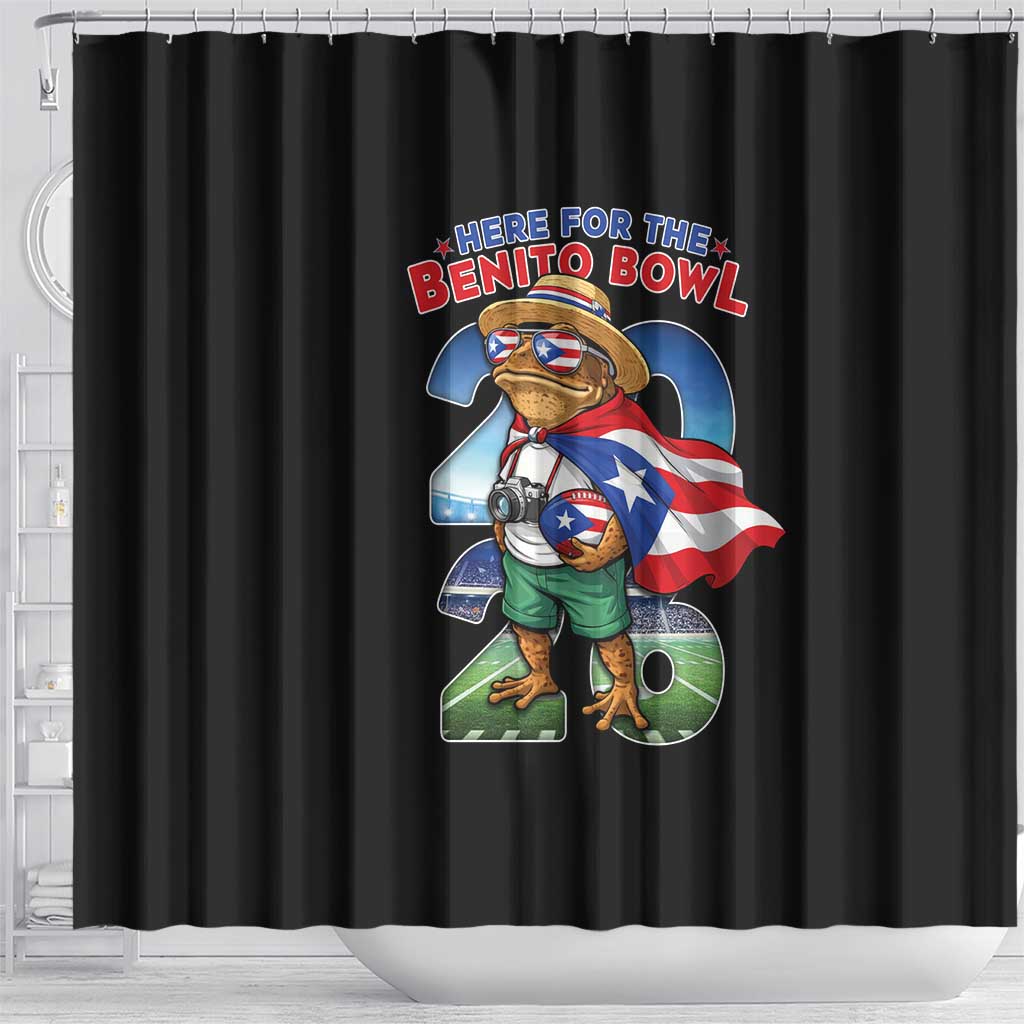 Puerto Rico Coqui Frog Shower Curtain Here For The Benito Bowl