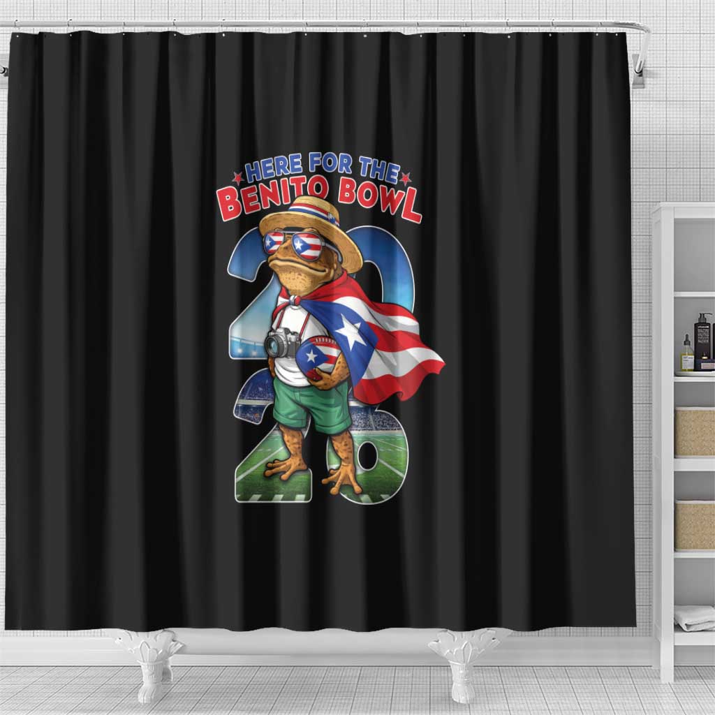 Puerto Rico Coqui Frog Shower Curtain Here For The Benito Bowl