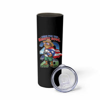 Custom Puerto Rico Coqui Frog Skinny Tumbler Here For The Benito Bowl
