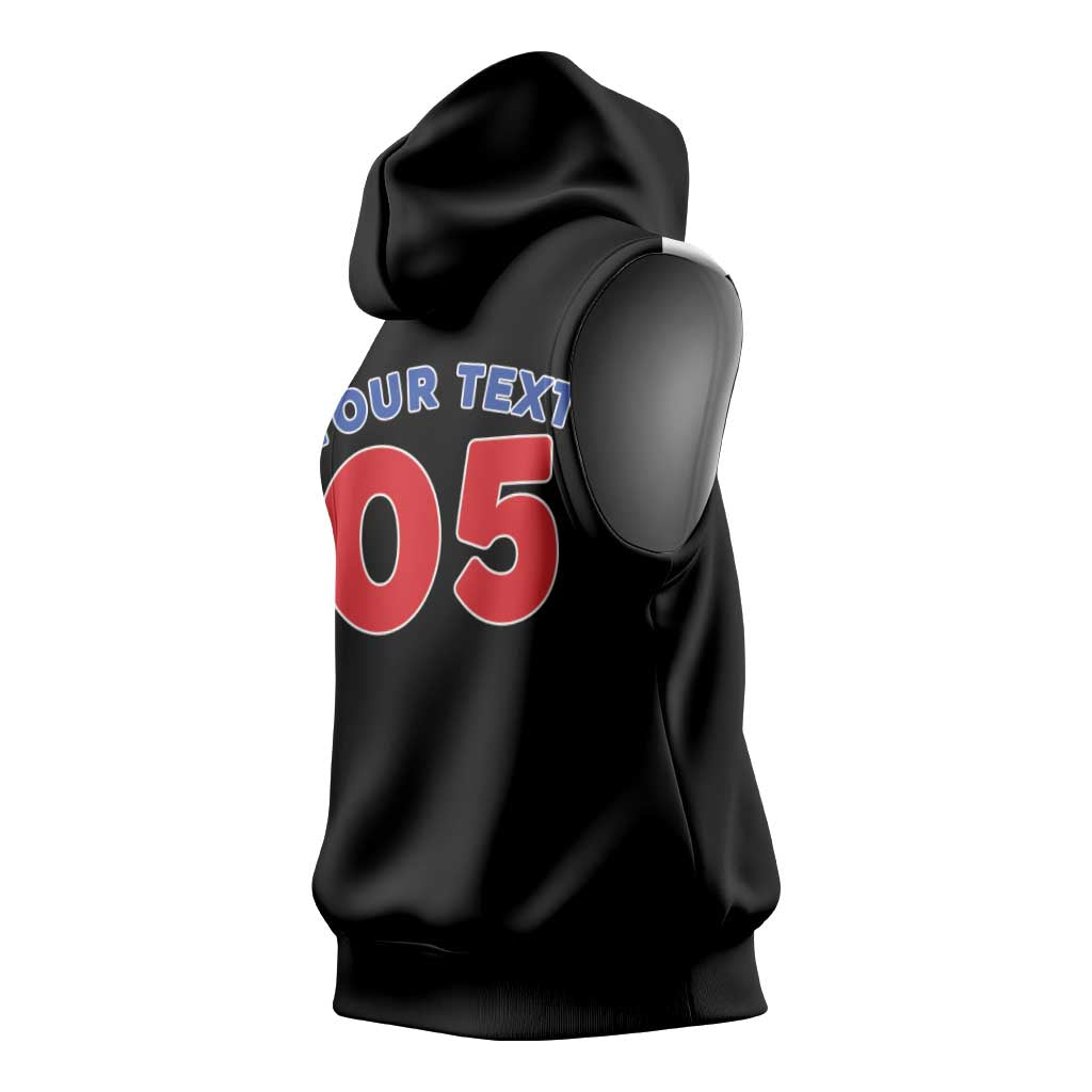 Custom Puerto Rico Coqui Frog Sleeveless Hoodie Here For The Benito Bowl