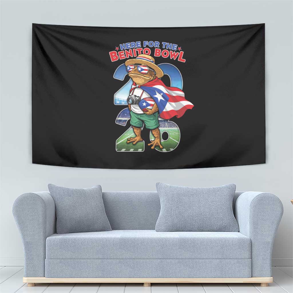 Puerto Rico Coqui Frog Tapestry Here For The Benito Bowl