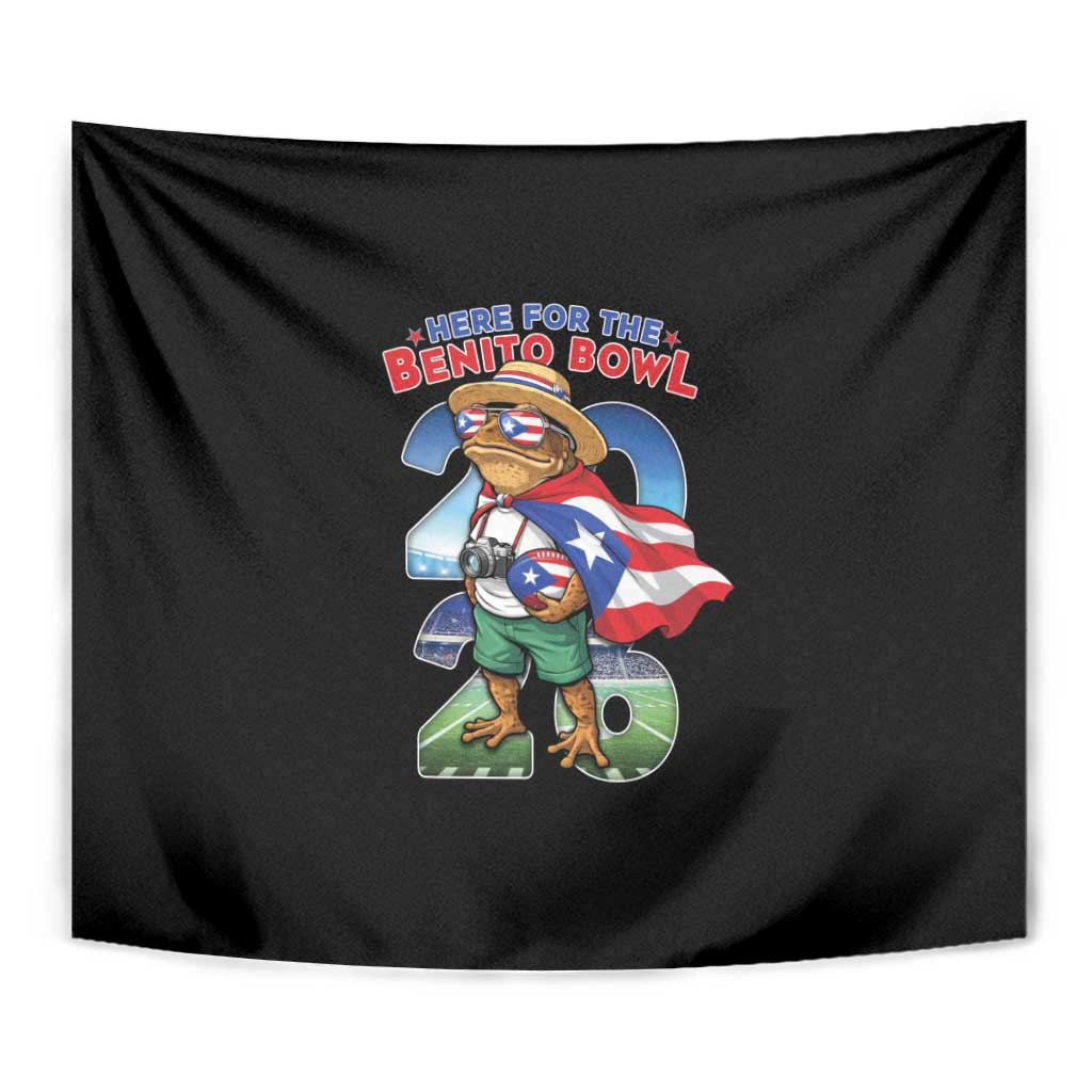 Puerto Rico Coqui Frog Tapestry Here For The Benito Bowl