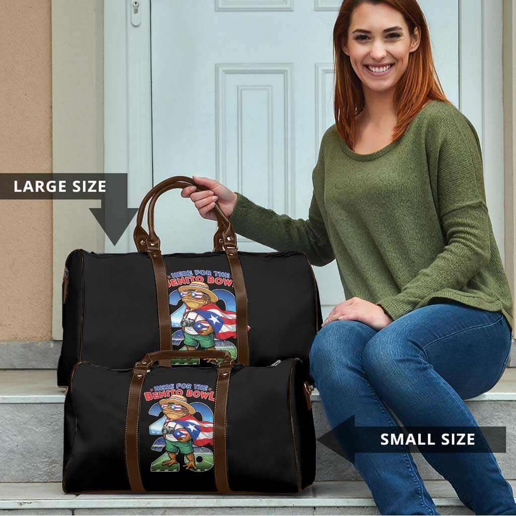 Puerto Rico Coqui Frog Travel Bag Here For The Benito Bowl