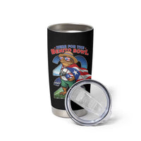 Custom Puerto Rico Coqui Frog Tumbler Cup Here For The Benito Bowl