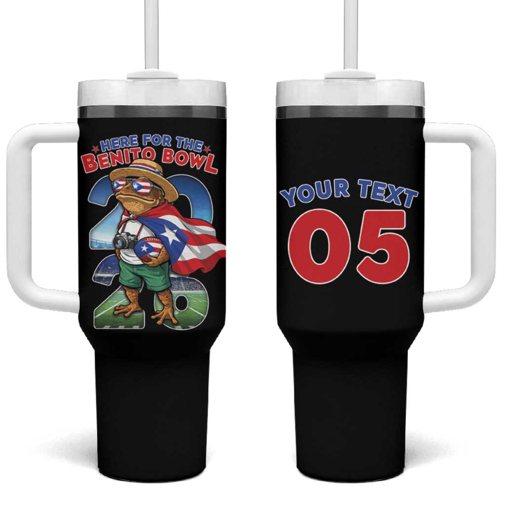 Custom Puerto Rico Coqui Frog Tumbler With Handle Here For The Benito Bowl