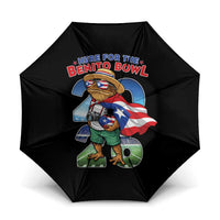 Puerto Rico Coqui Frog Umbrella Here For The Benito Bowl