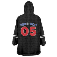 Custom Puerto Rico Coqui Frog Wearable Blanket Hoodie Here For The Benito Bowl