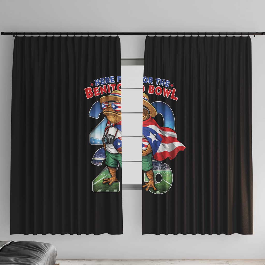 Puerto Rico Coqui Frog Window Curtain Here For The Benito Bowl