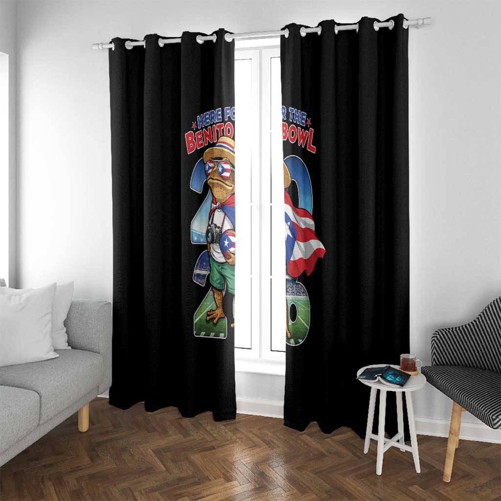 Puerto Rico Coqui Frog Window Curtain Here For The Benito Bowl