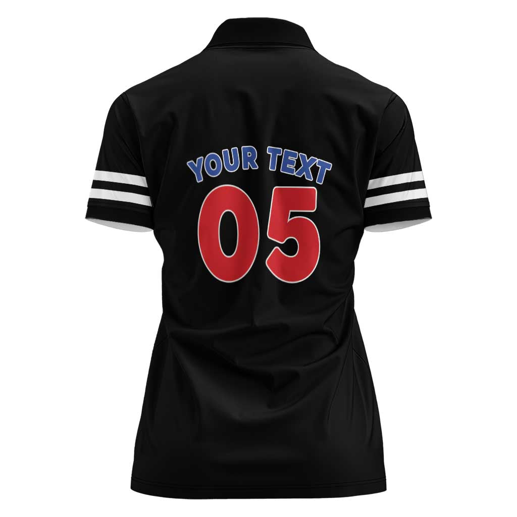 Custom Puerto Rico Coqui Frog Women Polo Shirt Here For The Benito Bowl