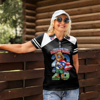 Custom Puerto Rico Coqui Frog Women Polo Shirt Here For The Benito Bowl