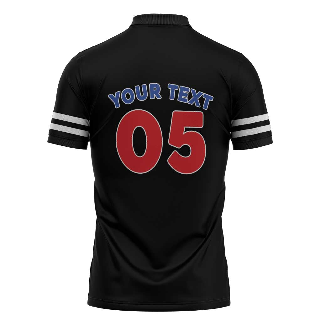 Custom Puerto Rico Coqui Frog Zipper Polo Shirt Here For The Benito Bowl