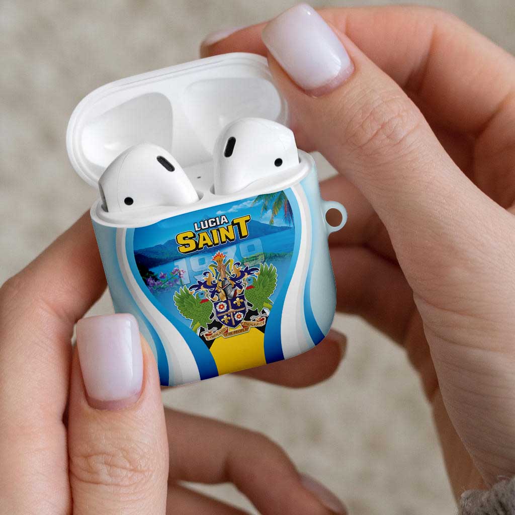 Saint Lucia 1979 AirPods Case Happy Independence Day