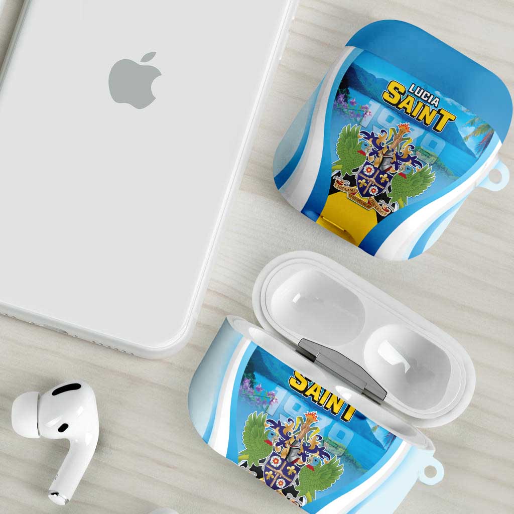 Saint Lucia 1979 AirPods Case Happy Independence Day