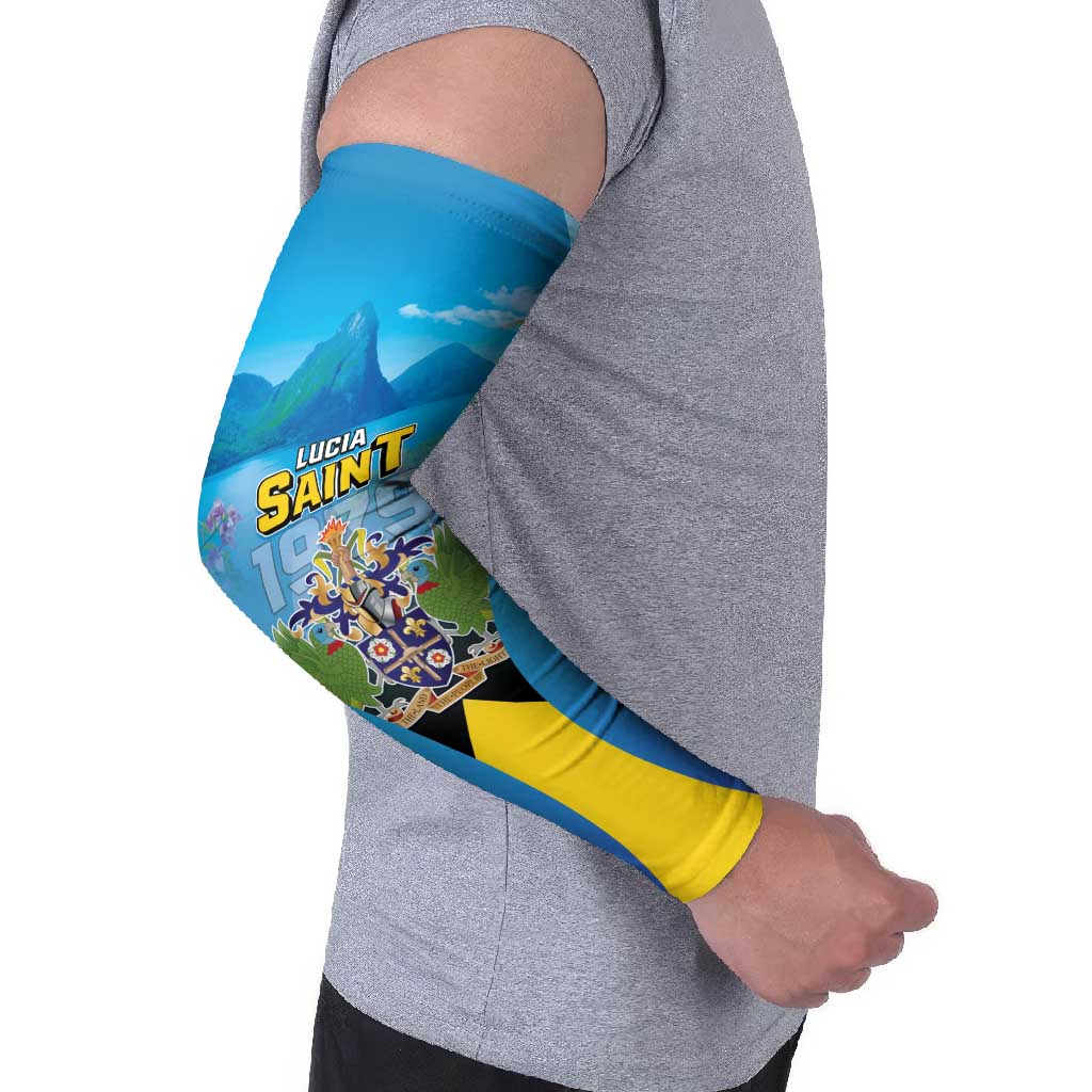Personalized Saint Lucia 1979 Arm Sleeves Happy Independence Day