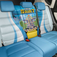 Saint Lucia 1979 Back Car Seat Cover Happy Independence Day