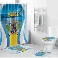 Saint Lucia 1979 Bathroom Set Happy Independence Day