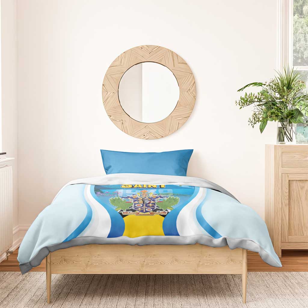 Saint Lucia 1979 Bedding Set Happy Independence Day